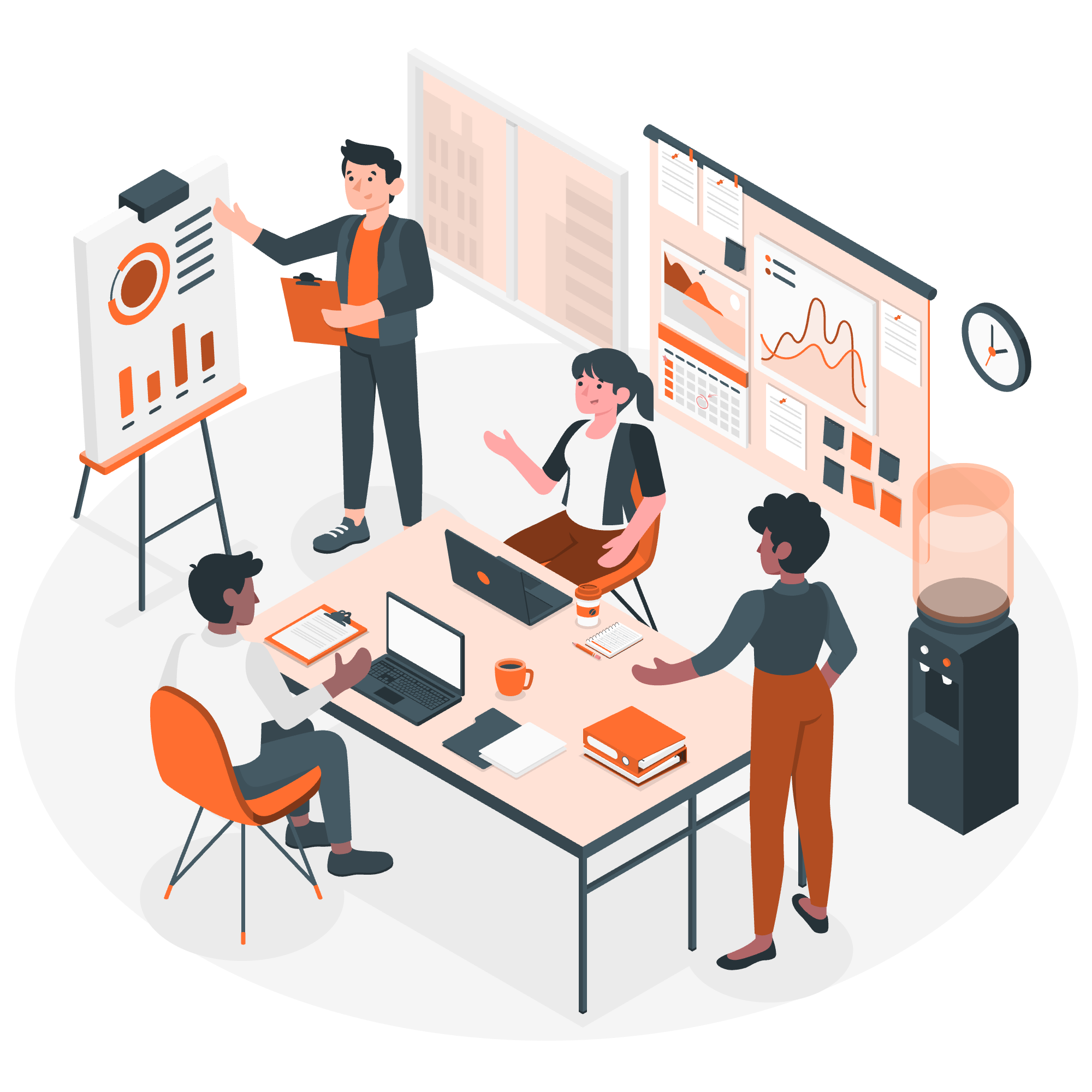 Kozker Tech team collaborating on data-driven web solutions for small businesses in Kochi